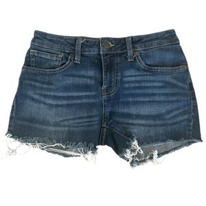 LUCKY BRAND Lolita Skinny Cut Off Jean Denim Shorts Size 4 / 27
